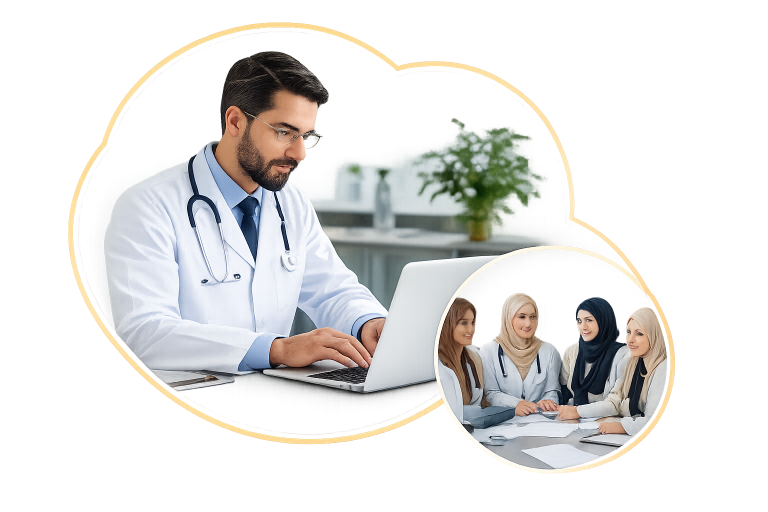 Healthcare professional learning online